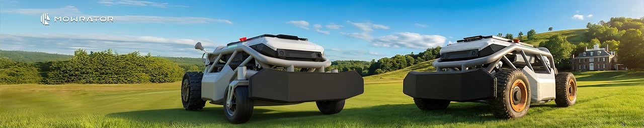 Explore MOWRATOR remote-control lawn mowers on Amazon